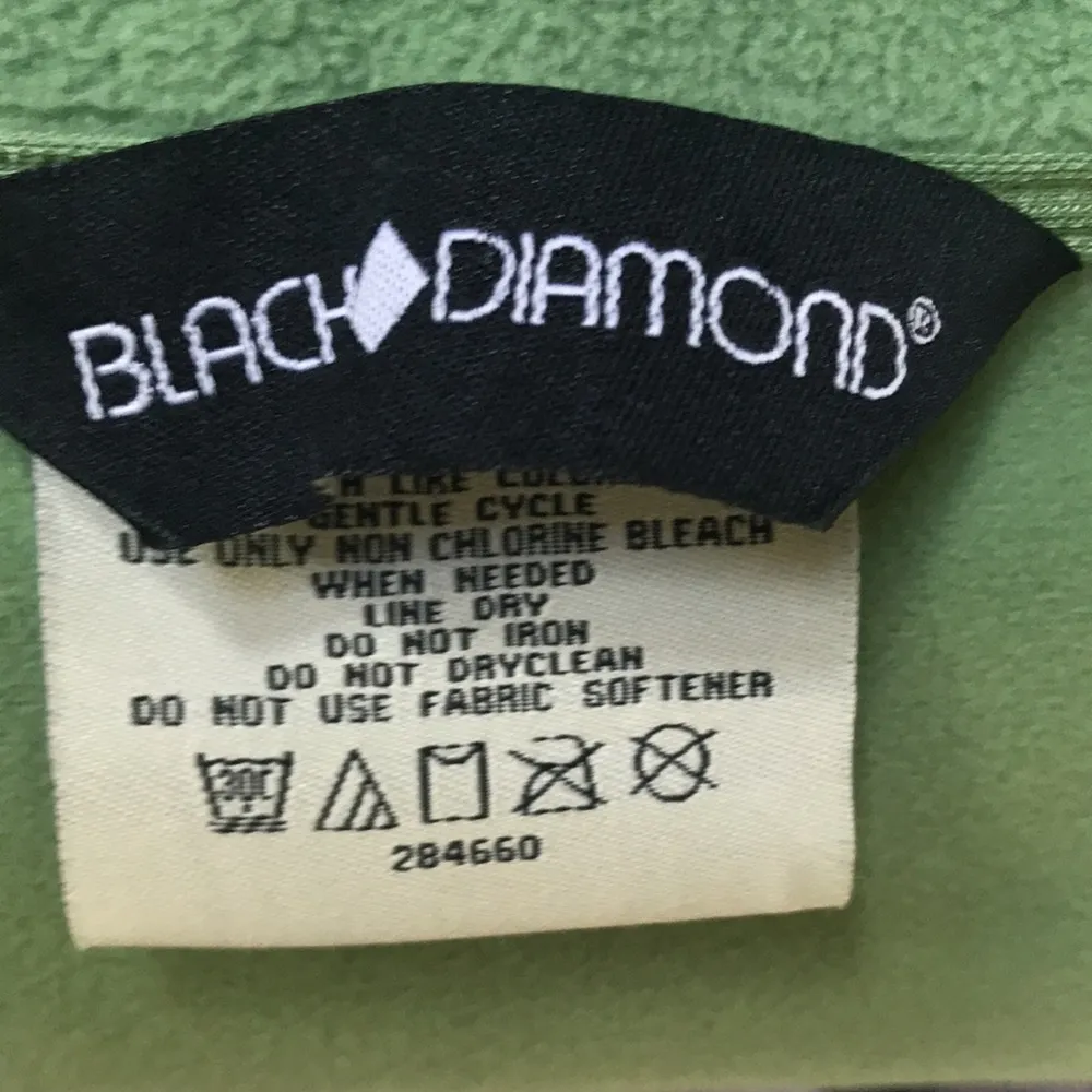 Black Diamond Green Soft Shell Jacket Sz M Size M - Image 8