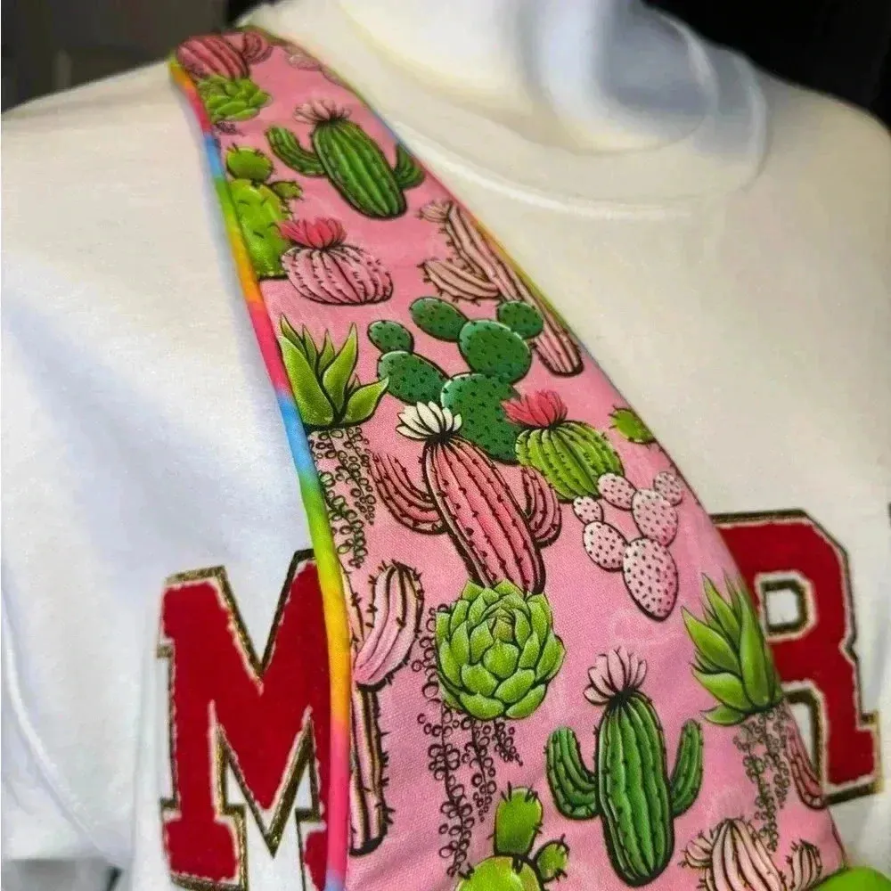 Cactus unique Playful Sling Backpack. Pink - Image 6
