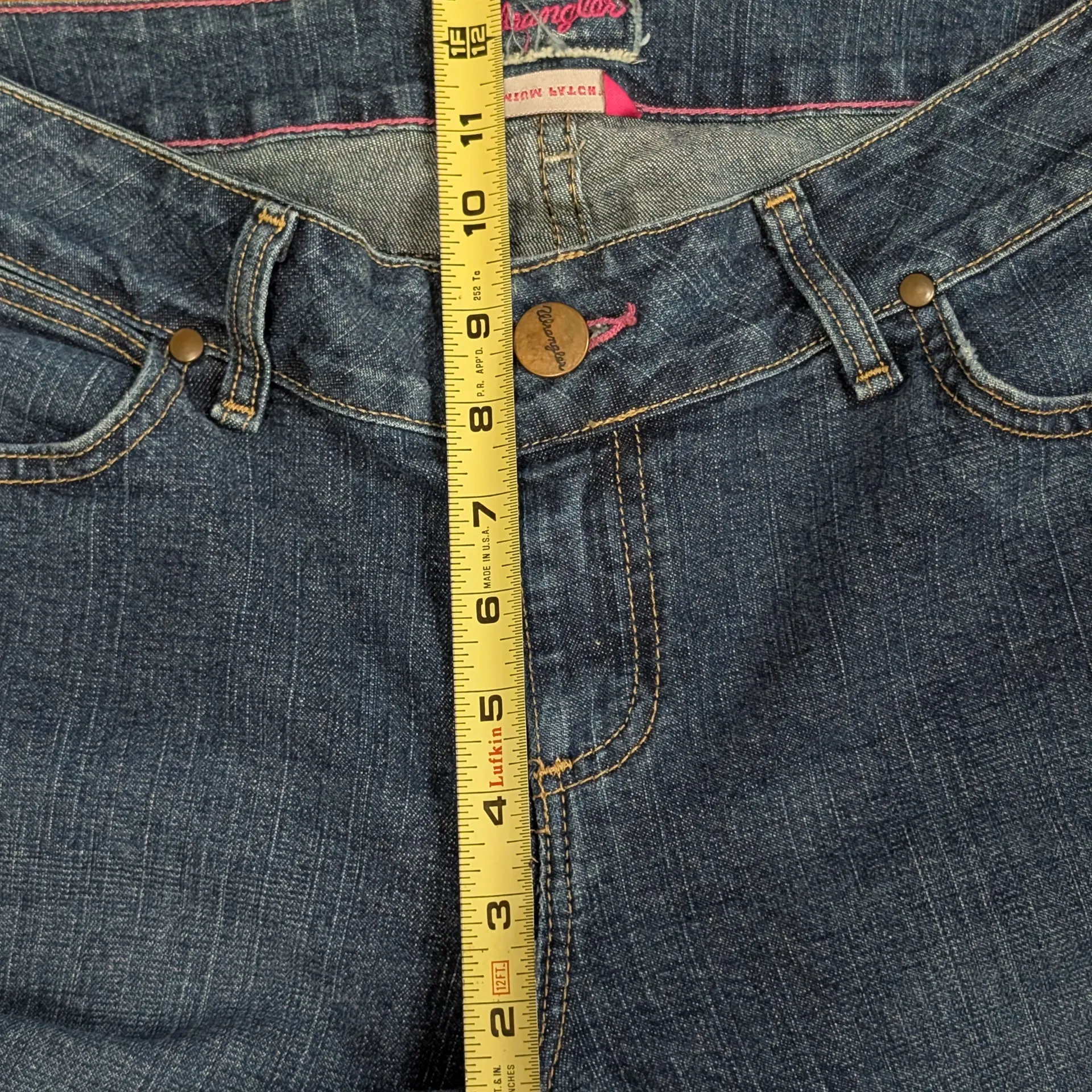 Wrangler Women's Premium Patch Low Rise Bootcut Jeans Size 9/10x 32 - Image 7