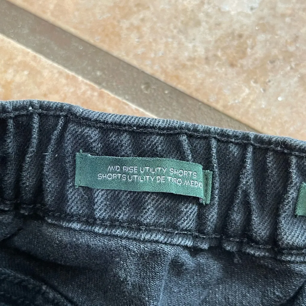 Wild Fable Charcoal Women's Cargo Shorts - Image 3