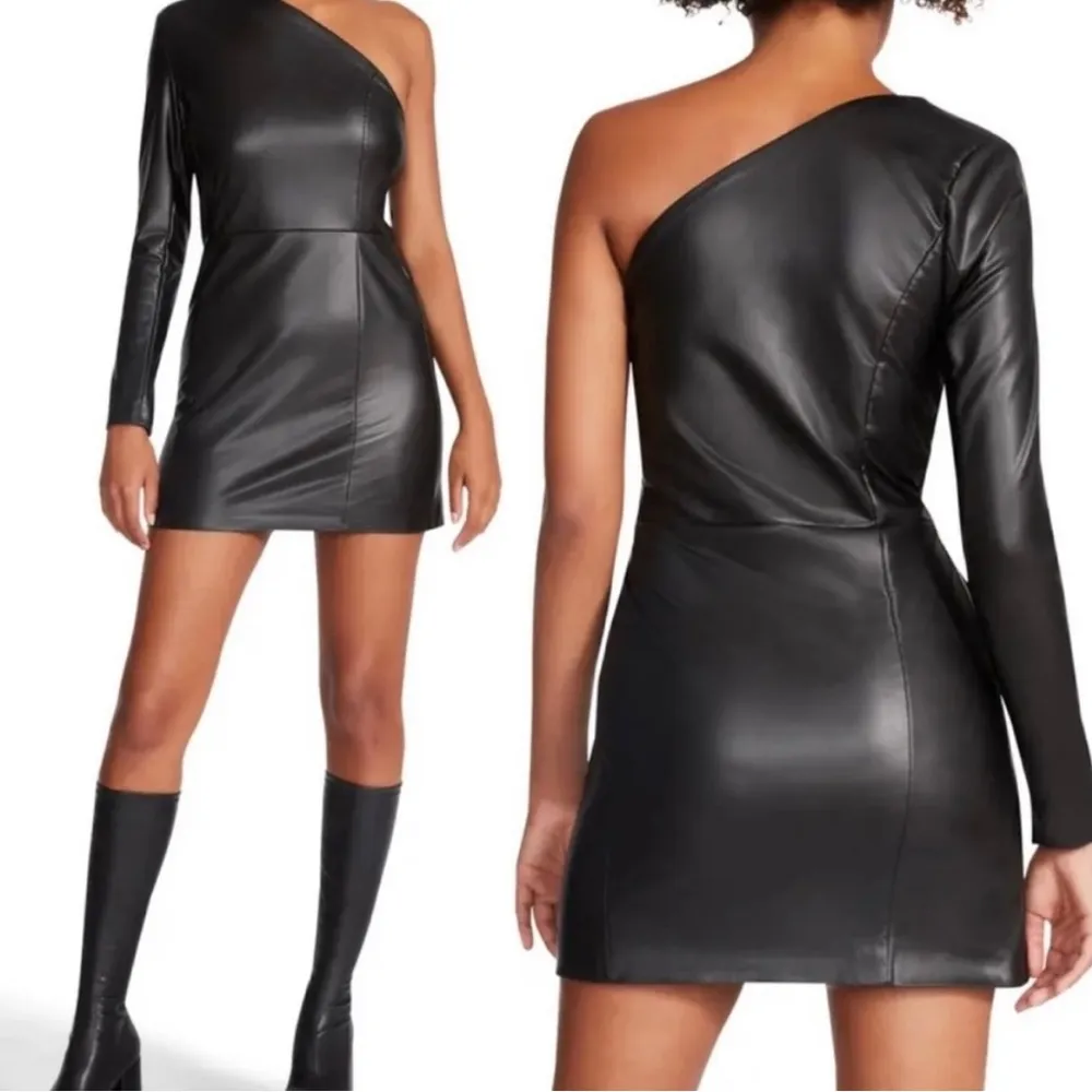 Steve Madden Black Faux Leather Garment - Image 2