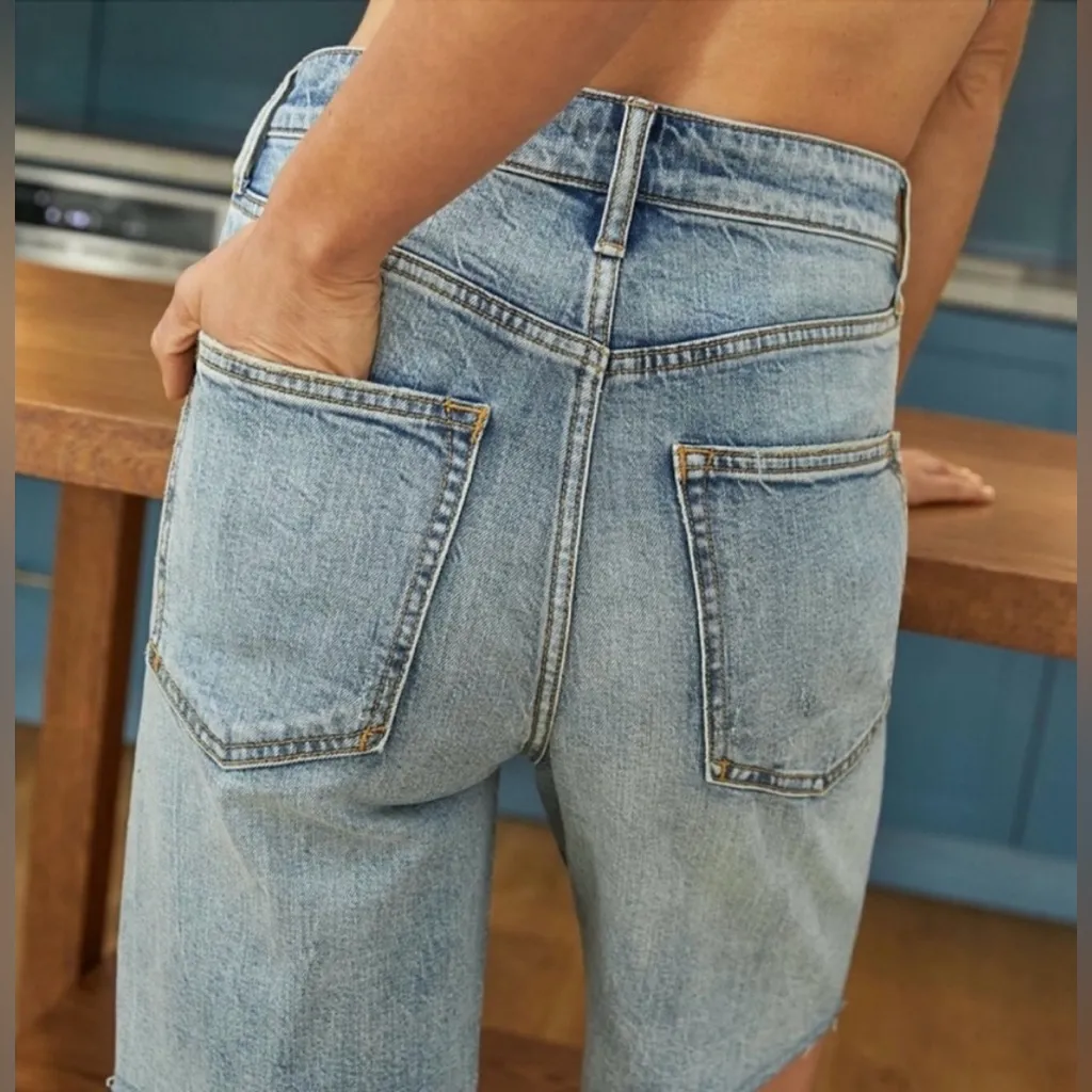 Anthropologie Pilcro Preppy Coastal Fisherman Quiet Luxury Bermuda Shorts 27 - Image 3