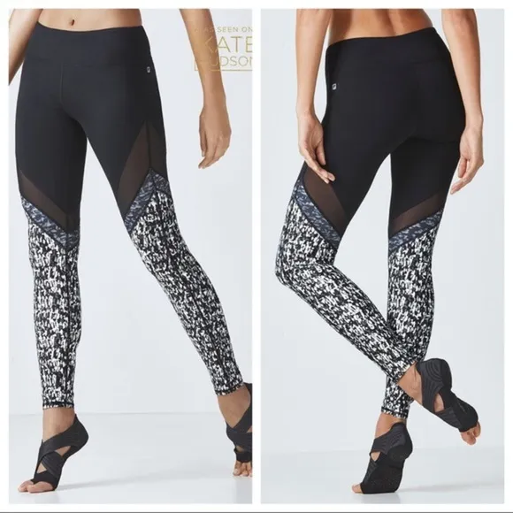Mid-Rise Mesh Powerhold Legging Medium - Image 2