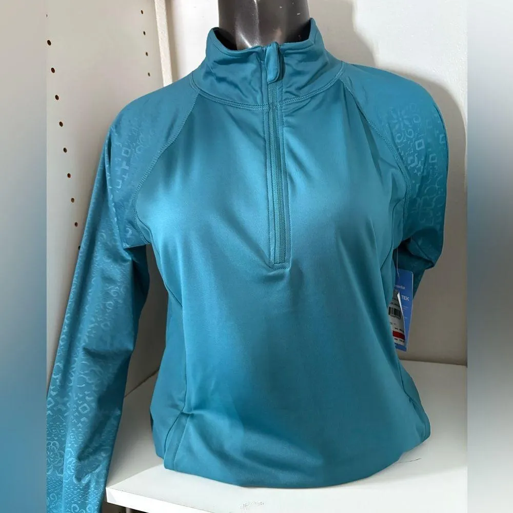 NWT Marika woman’s Gaia Tec fleece pullover size XL Green - Image 14