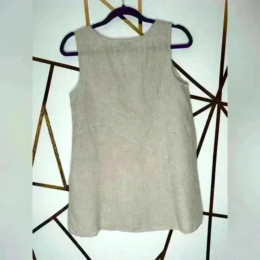 Cynthia Rowley 100% Linen Women Tunic Top (M11) - Image 4