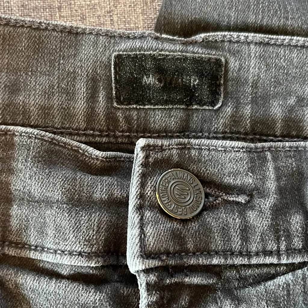 MOTHER High Waisted Rider ankle jeans size 28 Black - Image 5