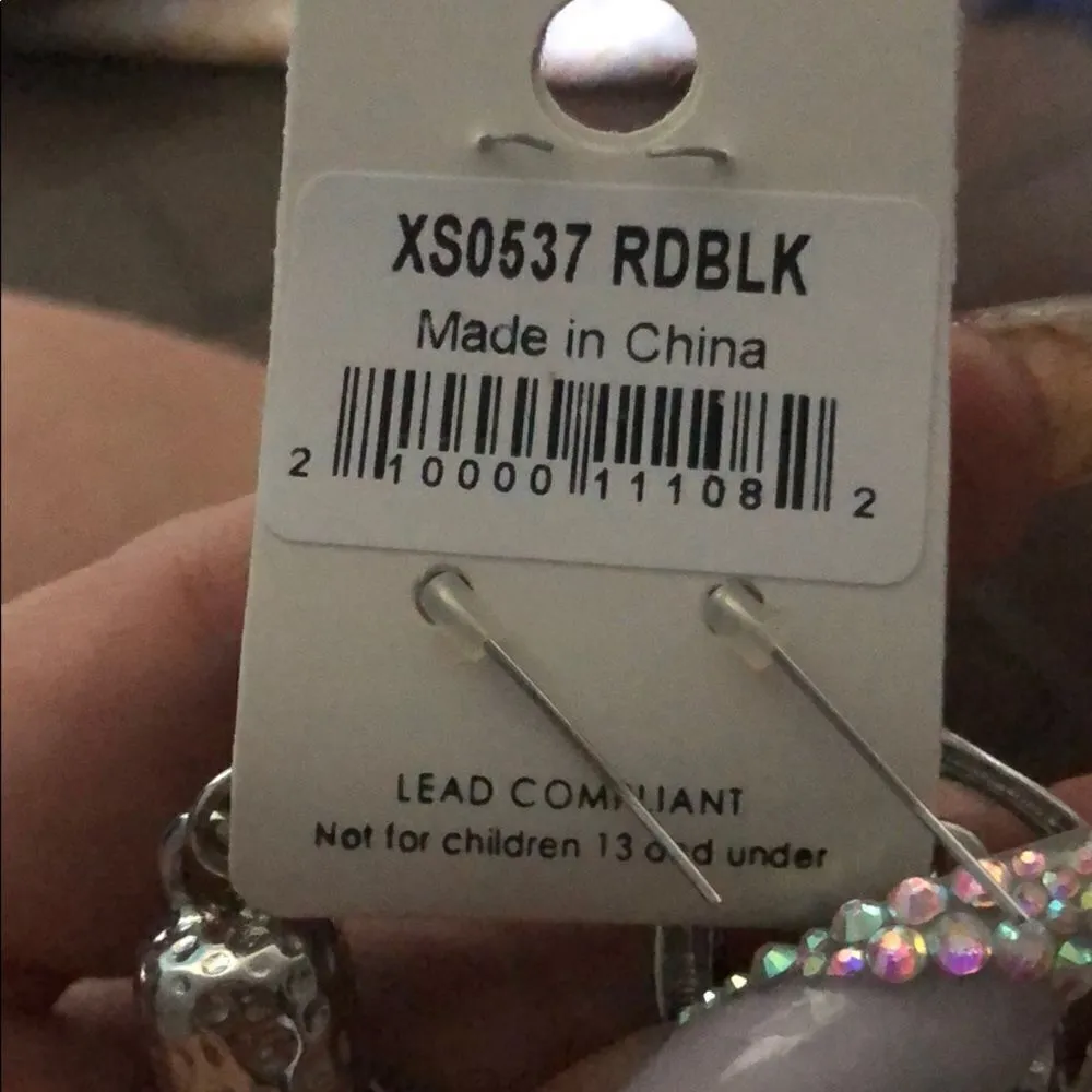 Luxe  Multi String Necklace & Earrings Set - Image 5