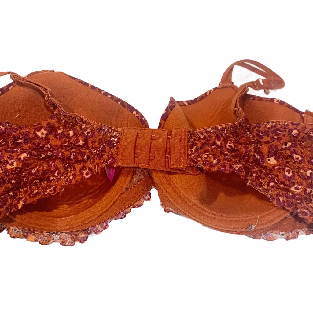 No‎ Boundaries Size 38D Brown Leopard Animal Print Bra - Image 6