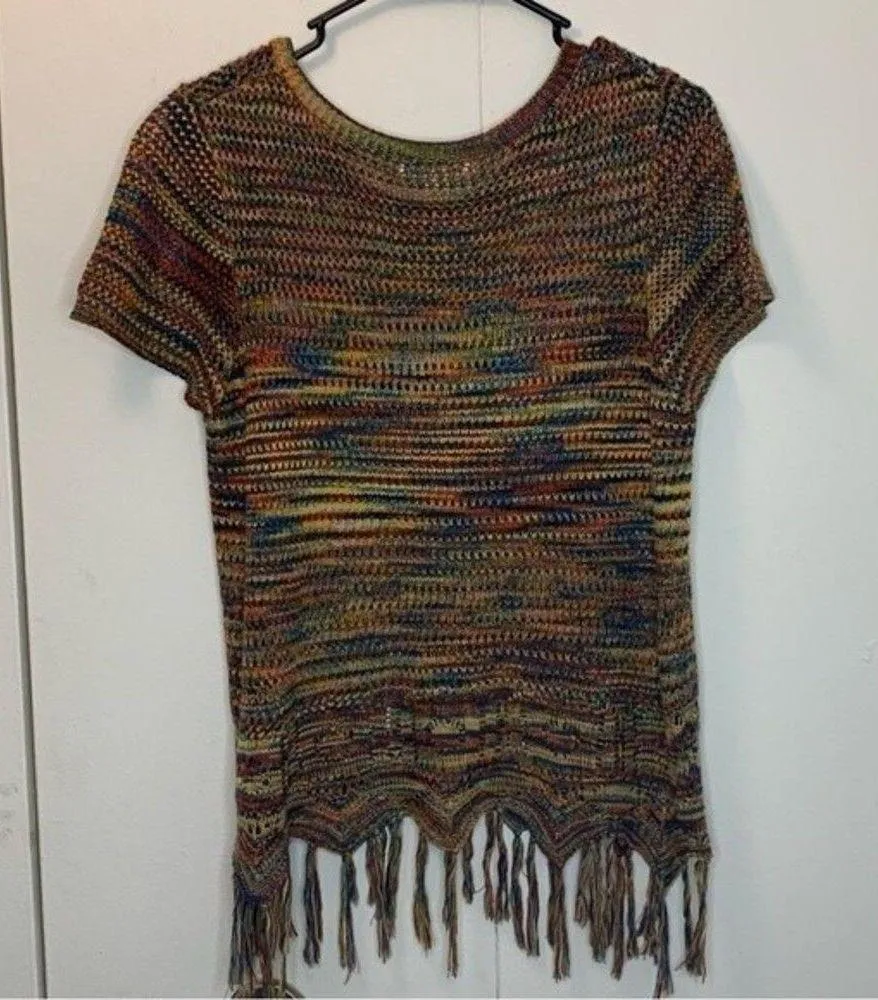 John‎ Paul Richard Multicolor Knit Top Size Medium - Image 3