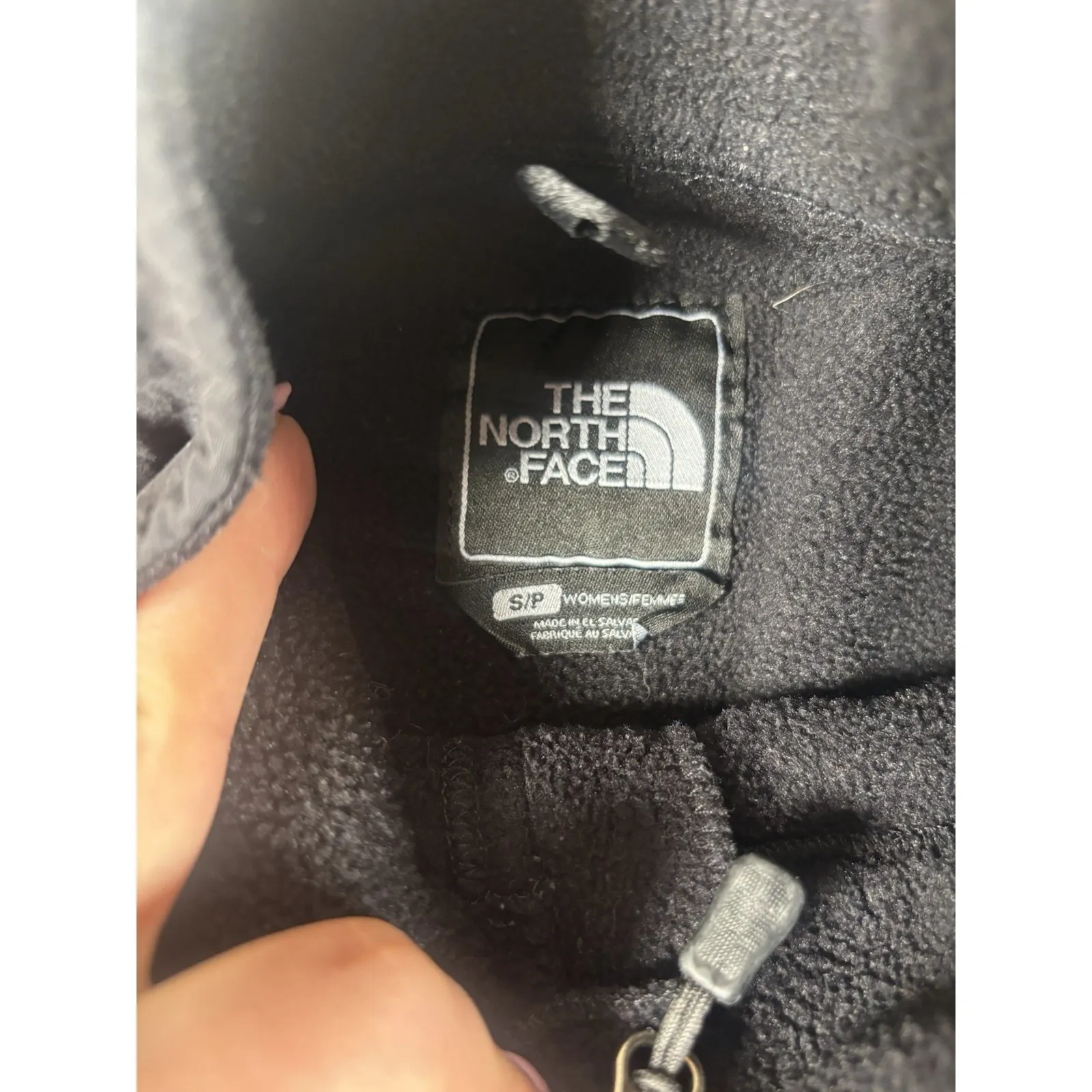 The North Face Denali Jacket Womens Small Black Fleece Full Zip Polartec - Image 3