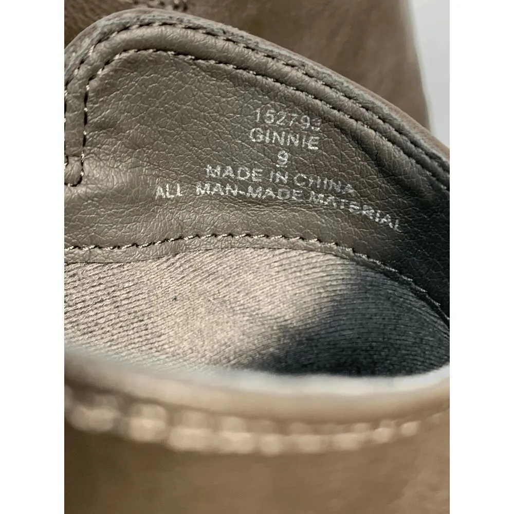 Michael Shannon Womens Side Zip High Heeled Ankle Boots Gray Size 9 - Image 10