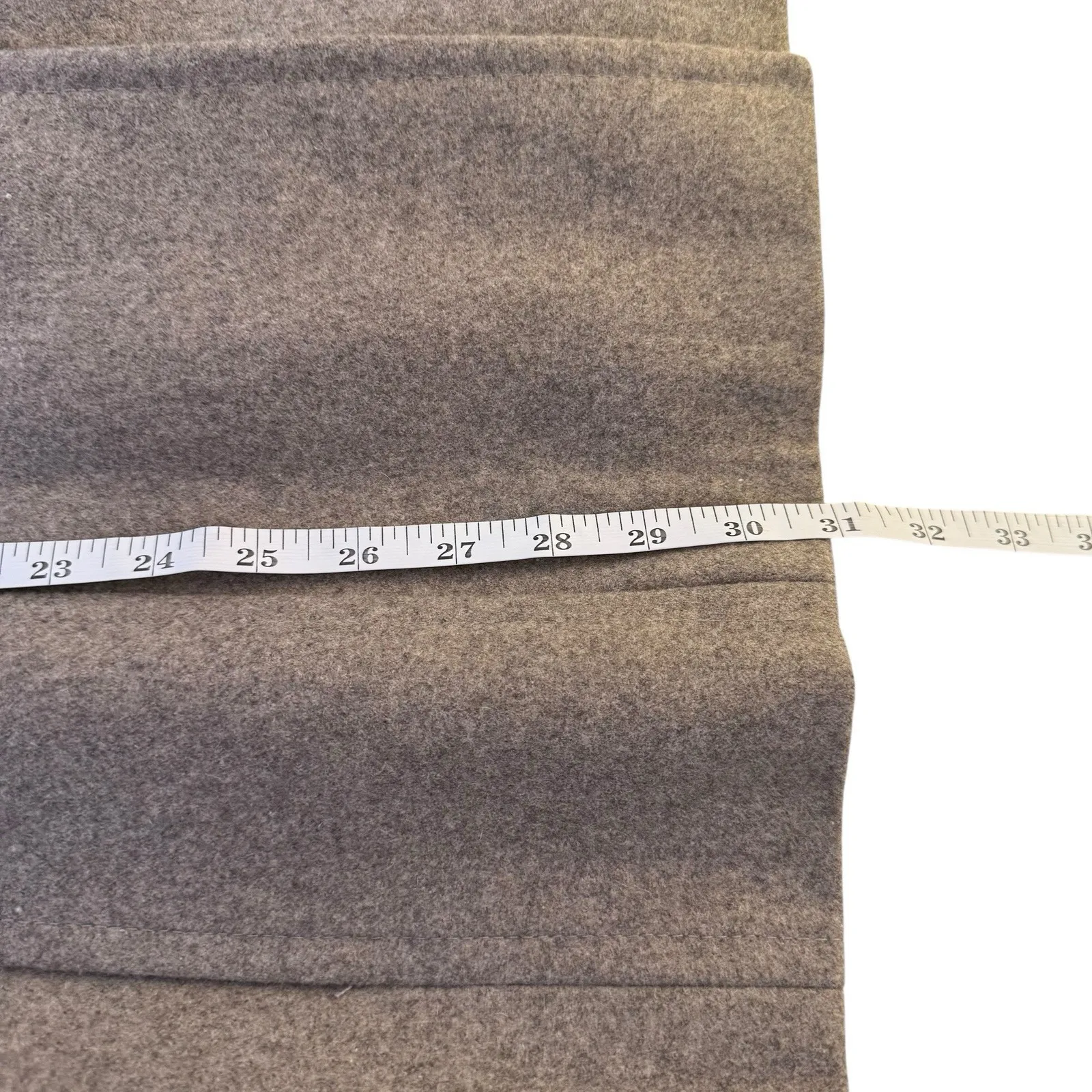 London Fog Wool Blend Single Breasted Peacoat Women's Size XL Tan Classic - Image 10