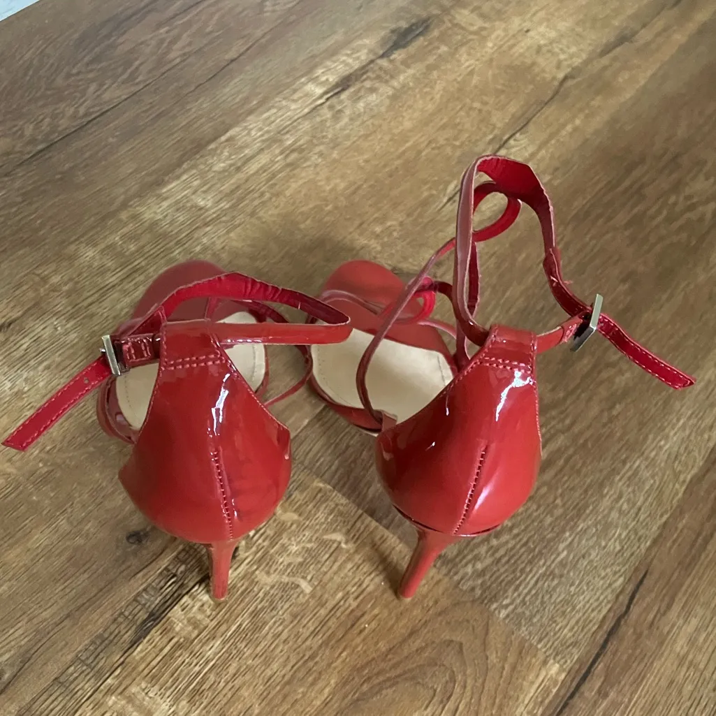 SCHUTZ Women's Rania Scarlet, 6.5 Heeled Sandal NWOB - Image 5