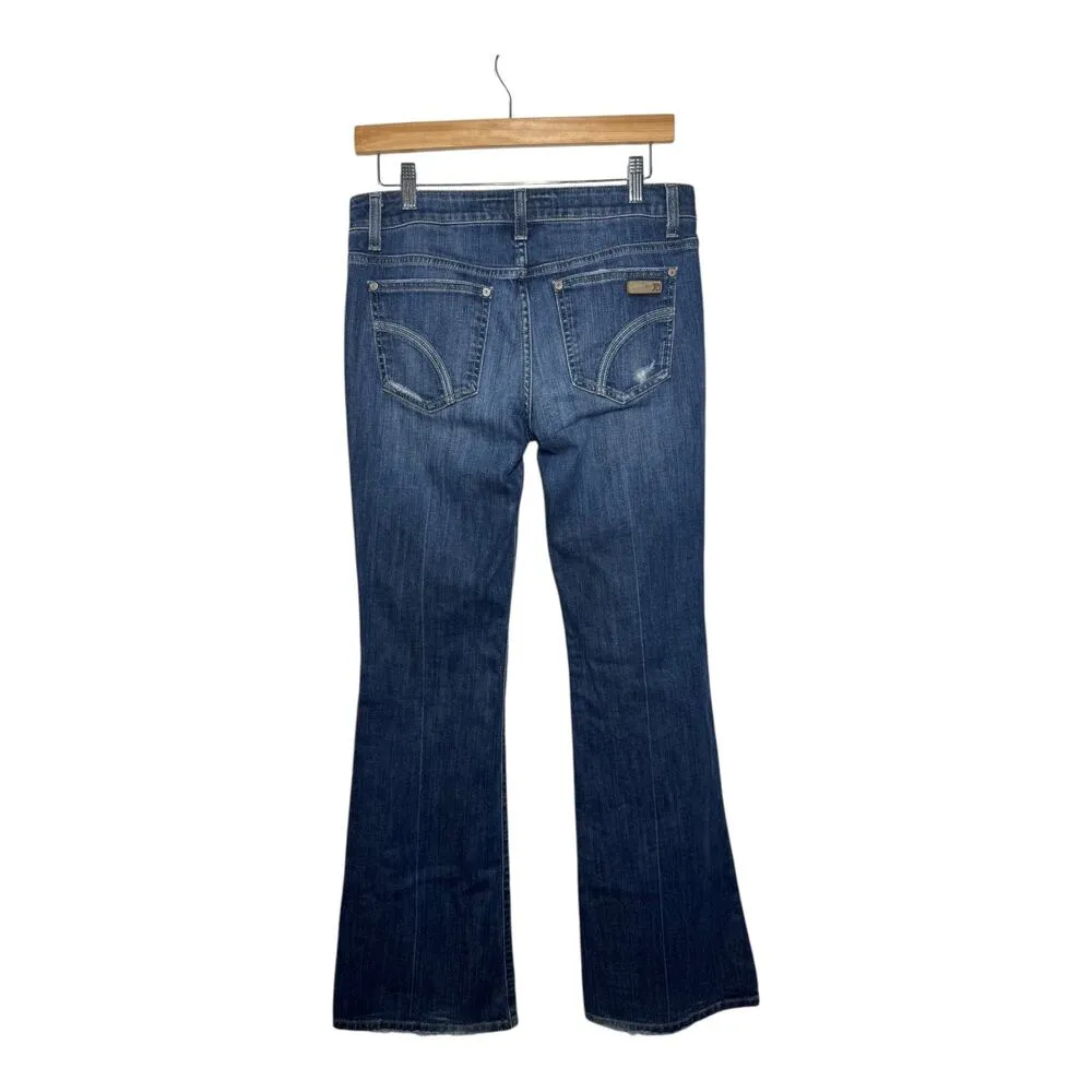 Joe's Jeans Visionaire Women 28W Blue Denim Flare Boho Western Cotton Classic - Image 2