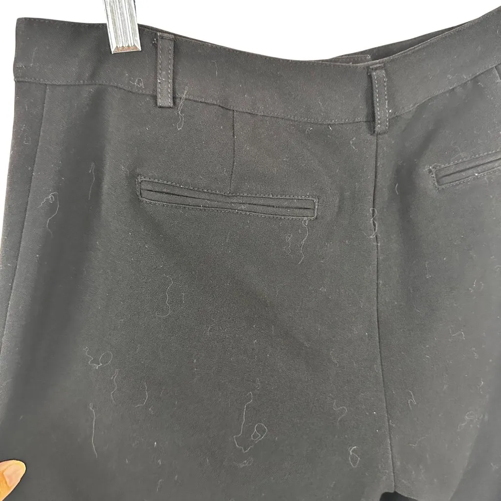 Anne Klein Size 6 Mid-Rise Ankle-Length Womens Pants Zipper Pockets Black - Image 11