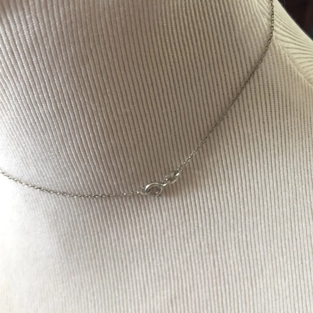 Vintage 925 Italy Chain Necklace Does have some detangles - Image 2