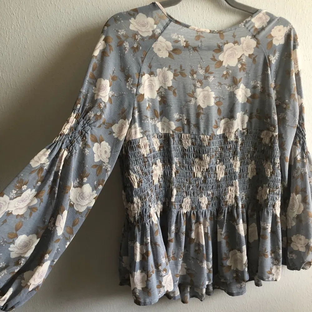 American Eagle Outfitters Blouse Floral Peplum S - Image 12