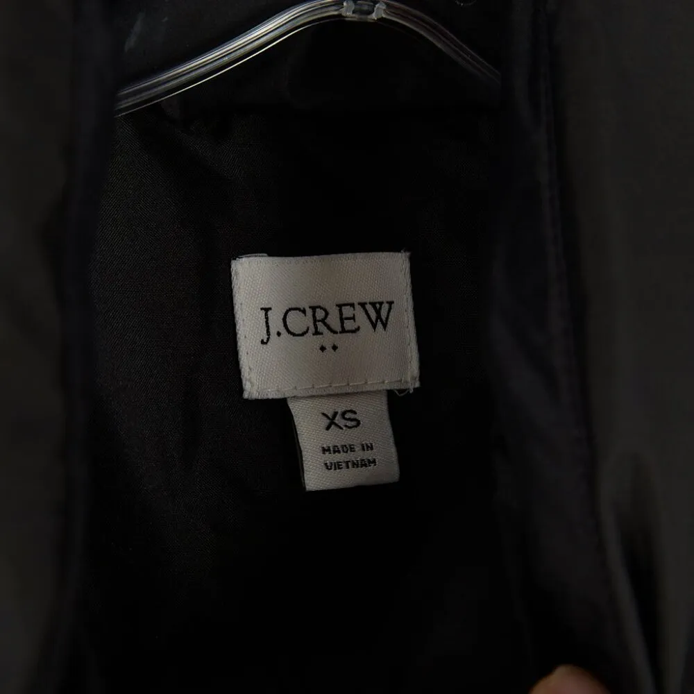 J Crew Factory Vail Puffer Coat in Black Women's XS NWOT - Image 6