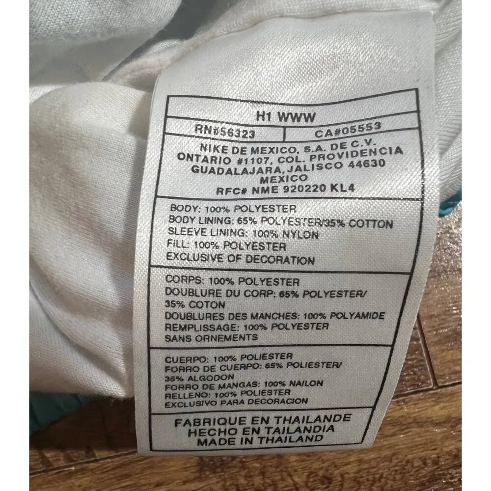 Y2K Vintage Blue Puffer Jacket size Medium - Image 7