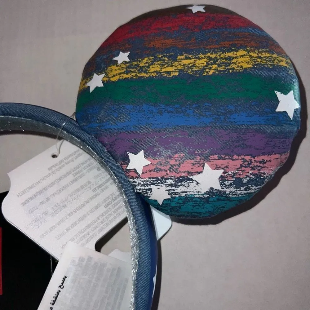 DISNEY PARKS 2023 MARVEL PRIDE COLLECTION MICKEY MOUSE EARS HEADBAND - Image 4