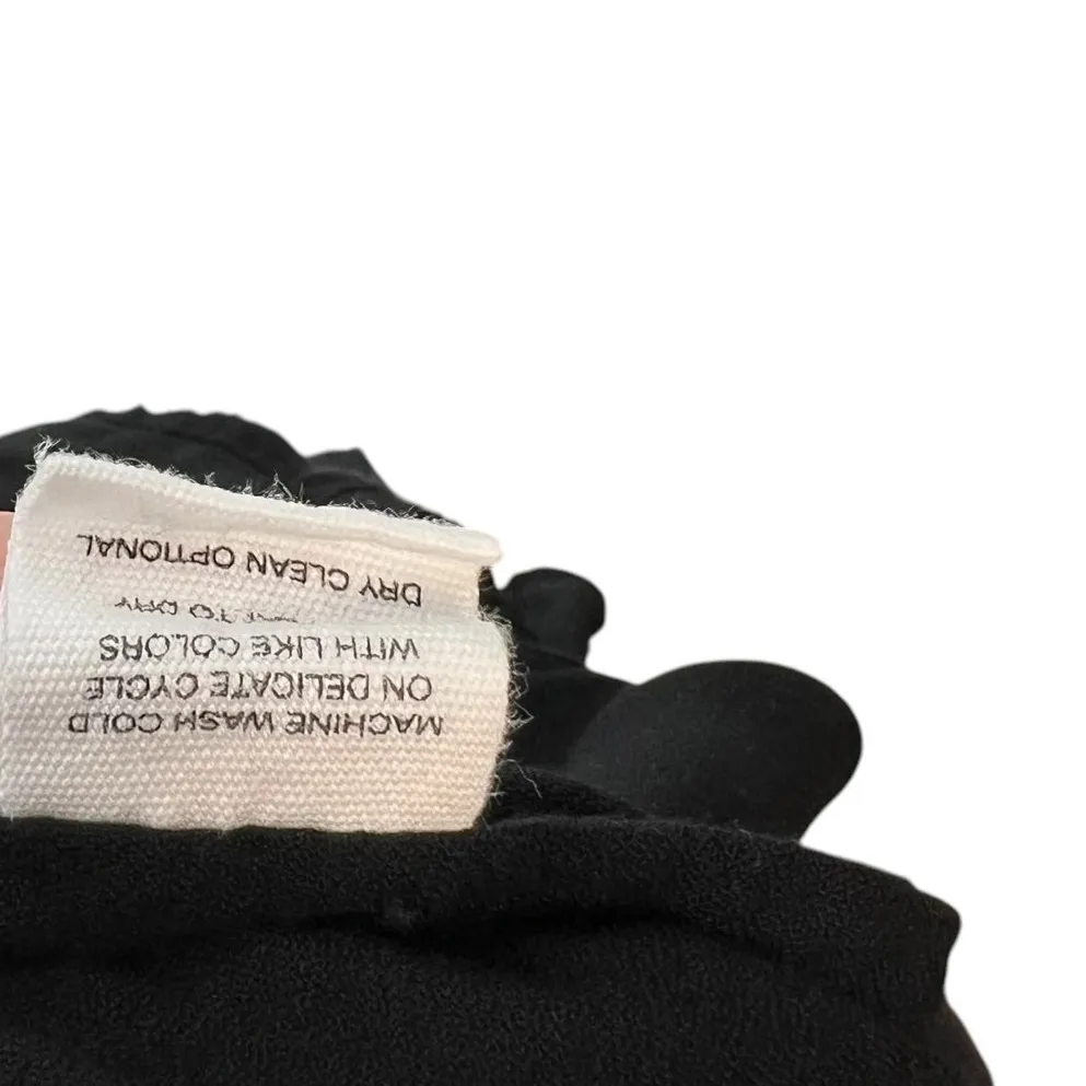 Mikoh Cannes Tunic Cover Up‎ Top V-Neckline Long Sleeve Black Size 3 Large - Image 14