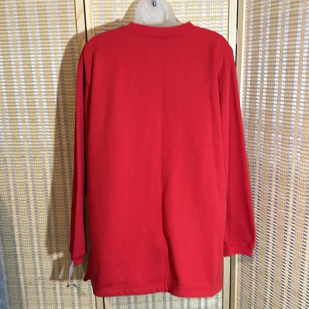 Studio Works & Co Vintage Y2K Red Sweatshirt Scottie Westie Dogs Large NWT - Image 11
