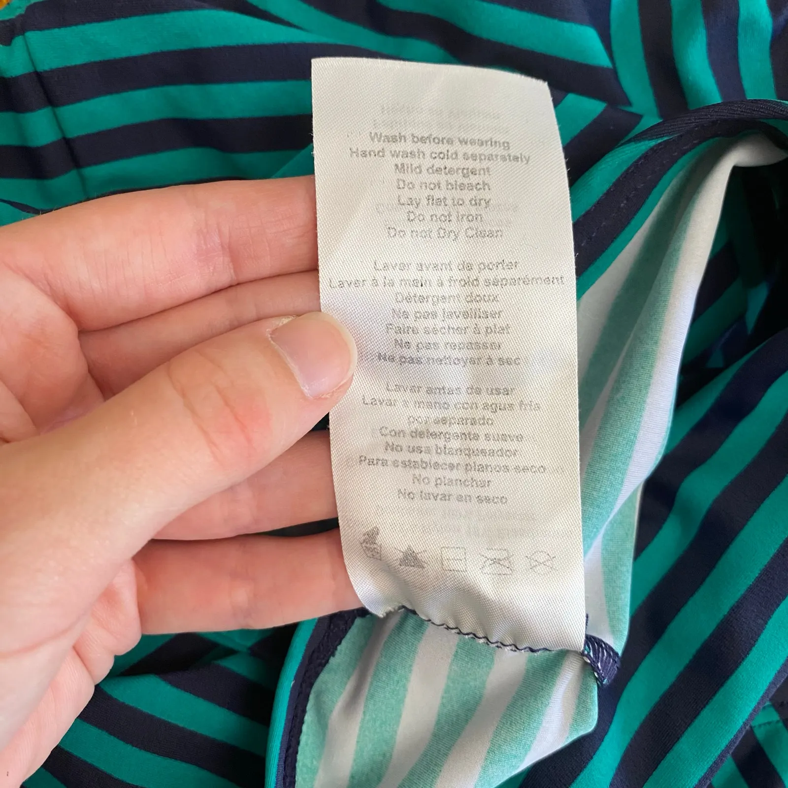 Motherhood Beach Bump Green Black Tankini Set Swim suit‎ Size XL Beach Vacation - Image 13