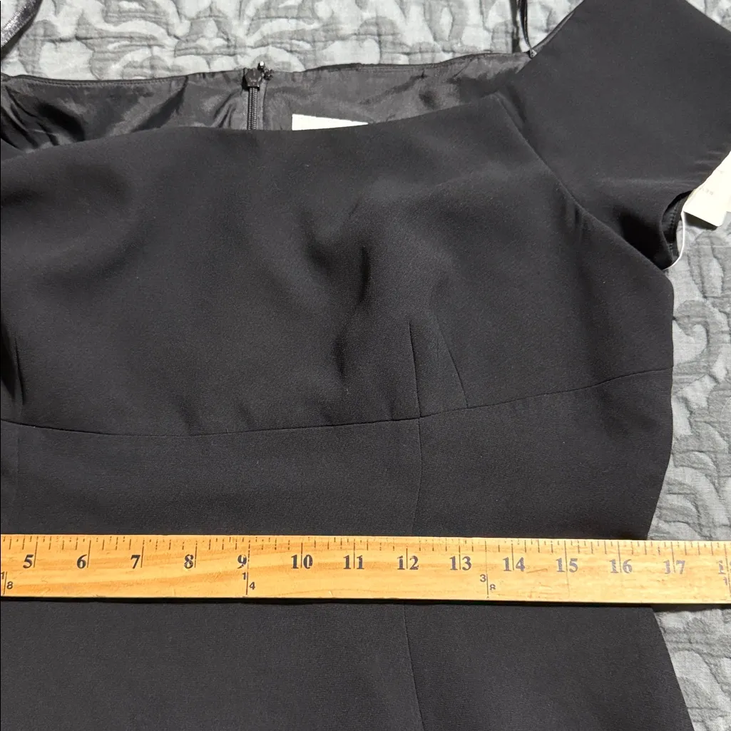 Liz Claiborne women’s plus size 14 black sheath dress formal business new - Image 8