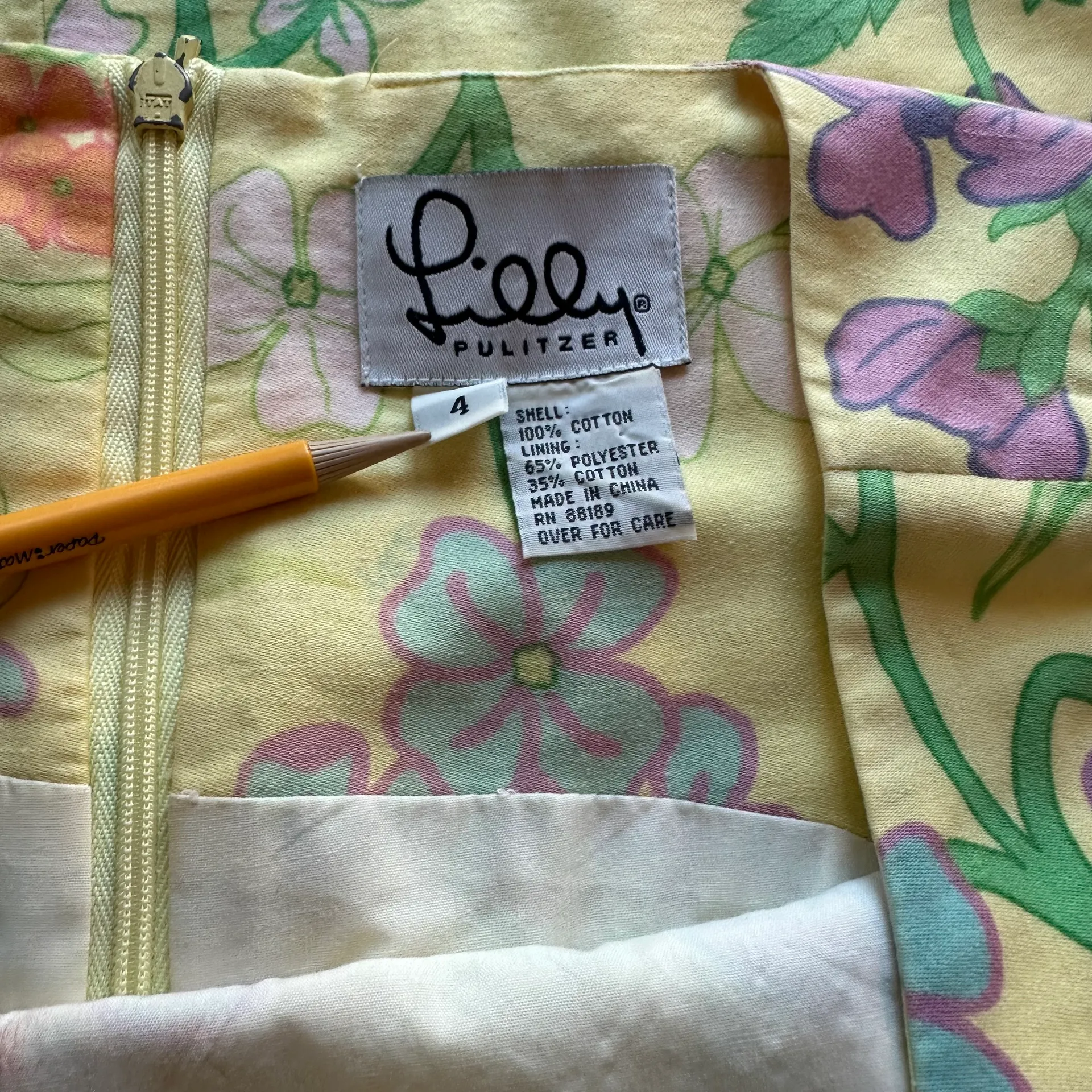 Lily Pulitzer Cotton Vintage Dress  - Image 3