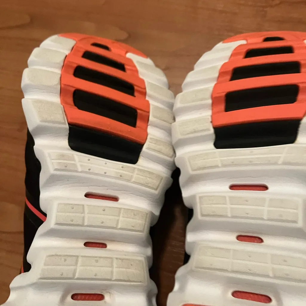 Reebok ZigLite Women's Shoes Lace Up Size 9 Athletic Sneakers Black Orange - Image 11