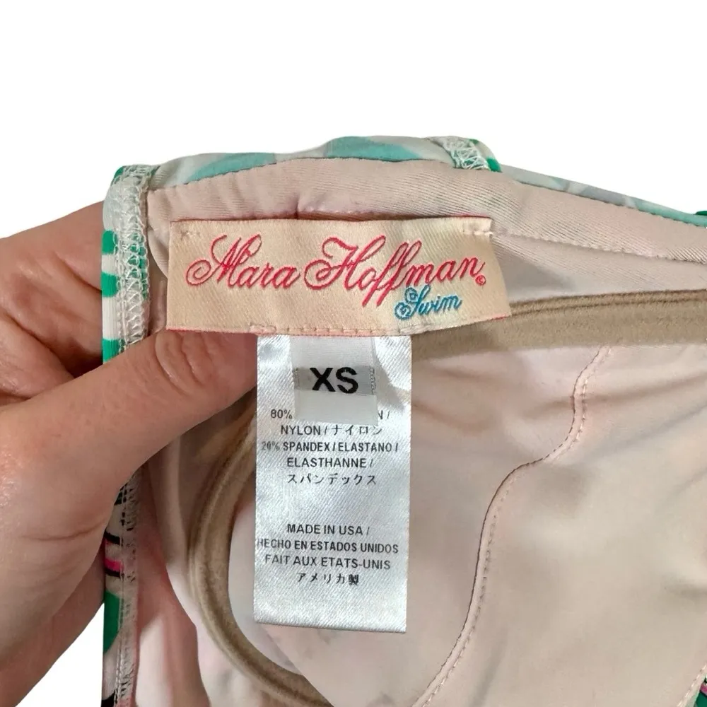 Mara Hoffman Cosmic Fountain Long Line Underwire Cami Bikini Top - Image 10