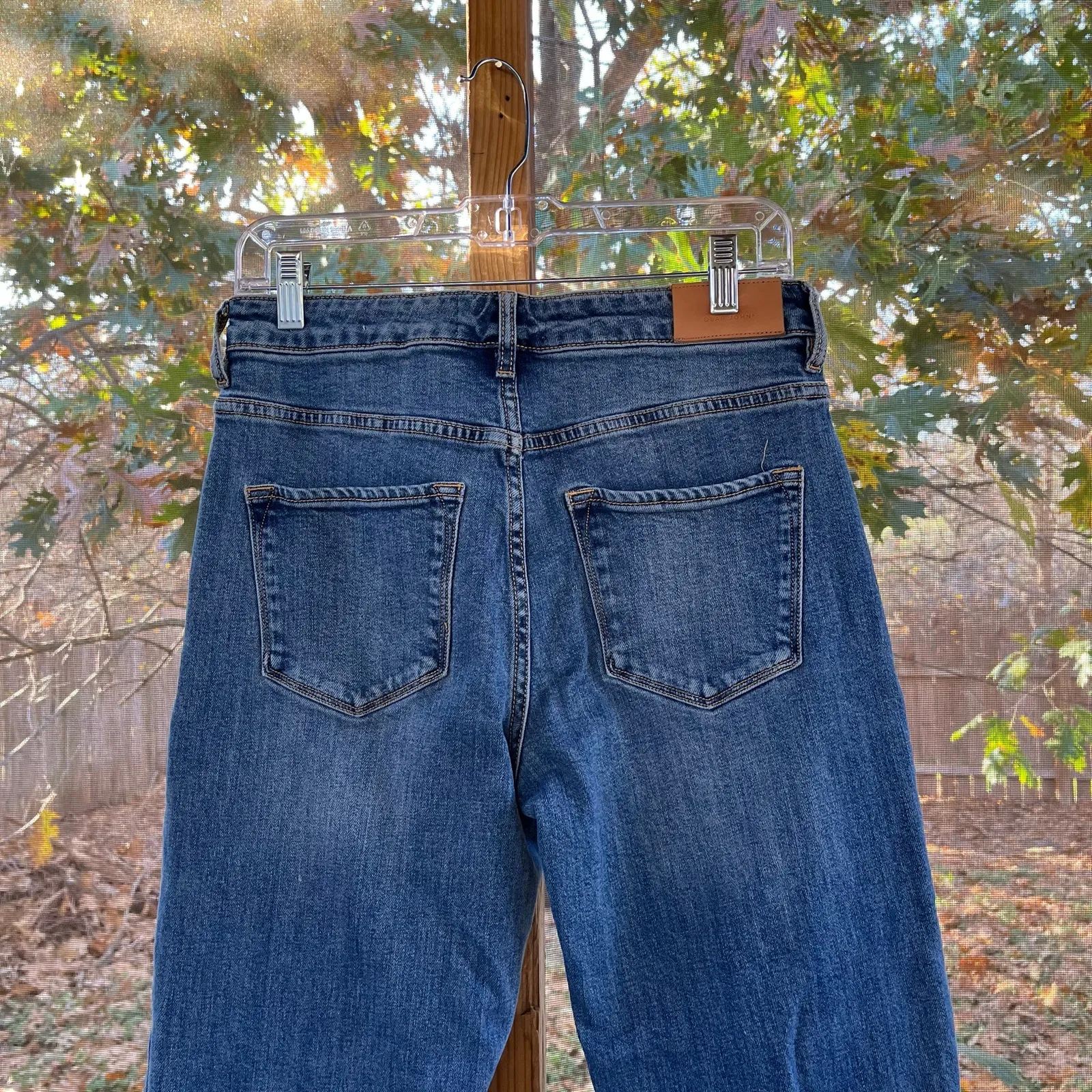 Dear John Women's Jodi Straight Jeans High Rise Ankle Length Size 27 - Image 4