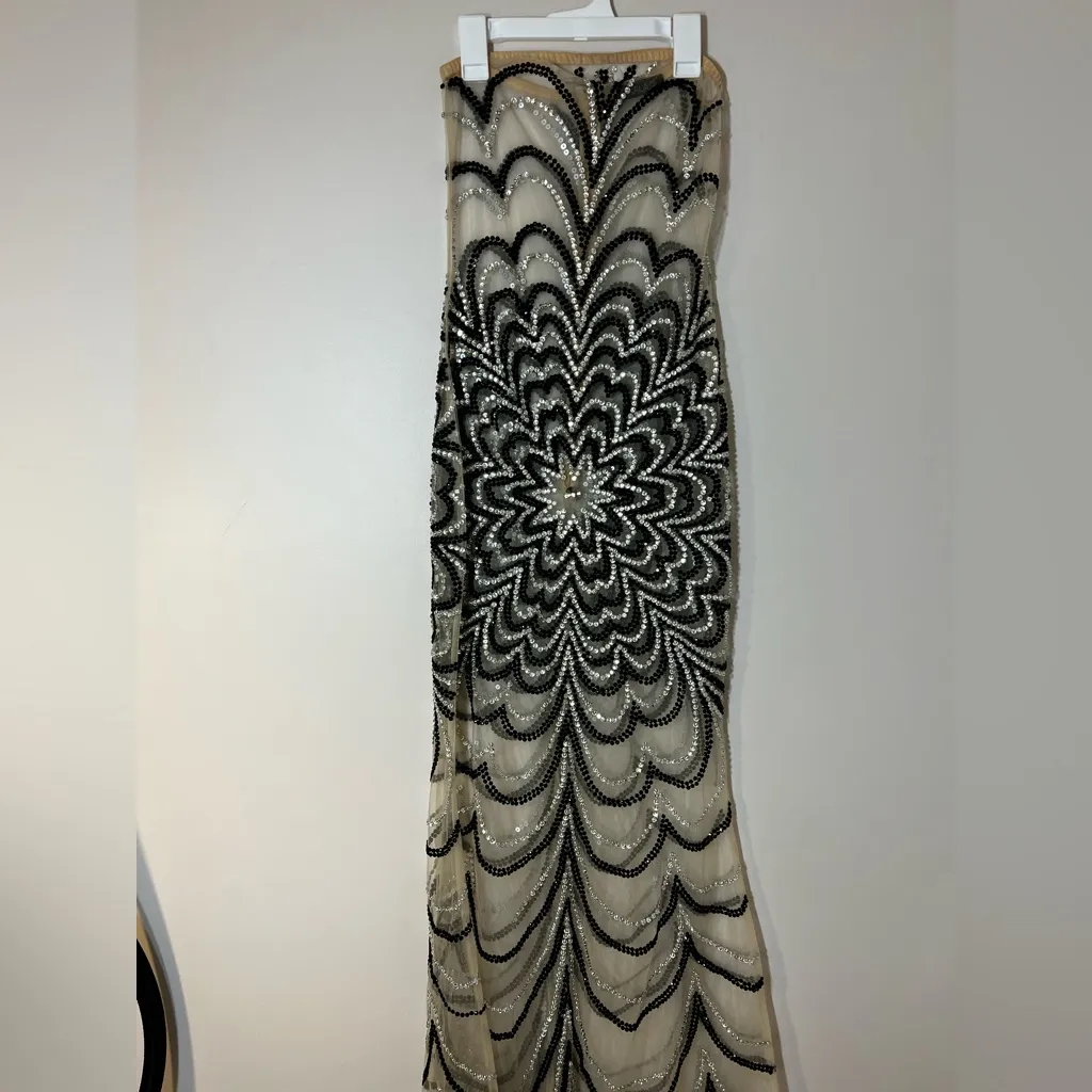 As seen in Bachelor Onalaja Farah Gown, size XS Tan - Image 8