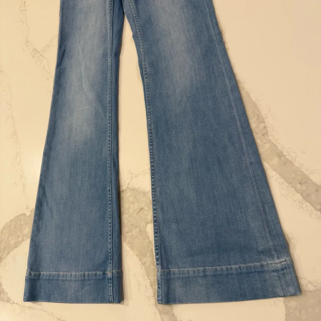 Anthropologie Pilcro and the Letterpress High Rise Bootcut Denim Jeans Womens 26 - Image 6