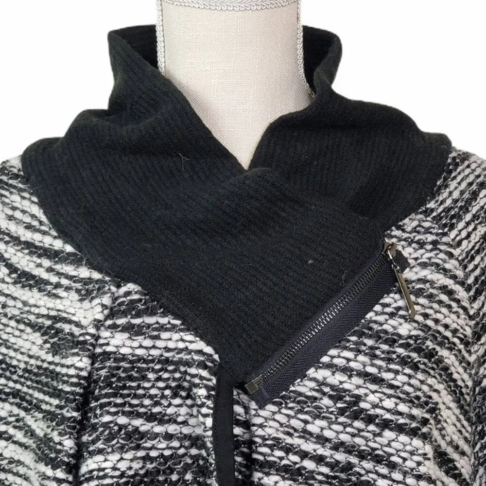 Papillon Front Zip Jacquard Knit Jacket NEW - Image 8