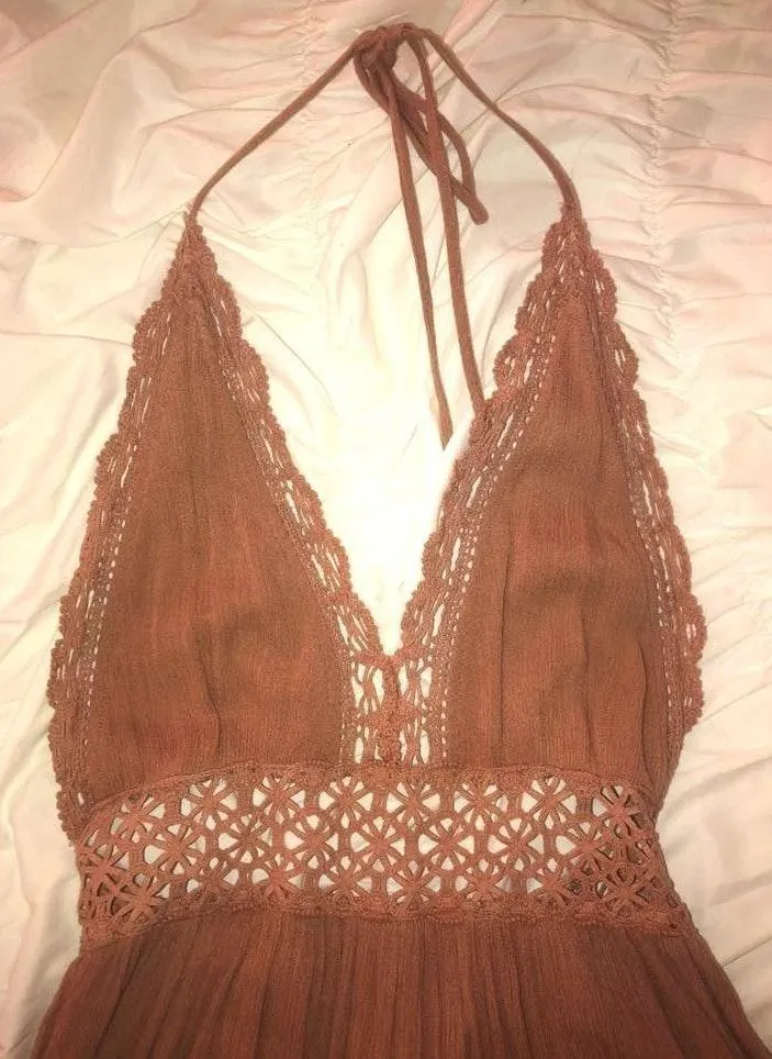 Cotton Candy LA Blush/tan Romper - Image 2