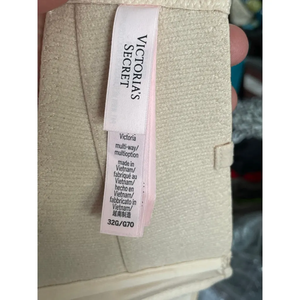 Women's Victoria's Secret Multi-Way Strapless Bra 32G Beige - Image 2