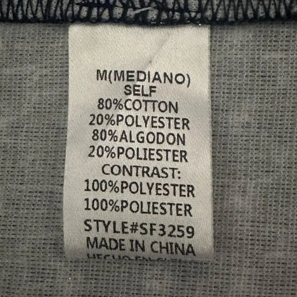 Six/Fifty Pixie Jacket Denim Sequin Blue Size Medium NWT - Image 8