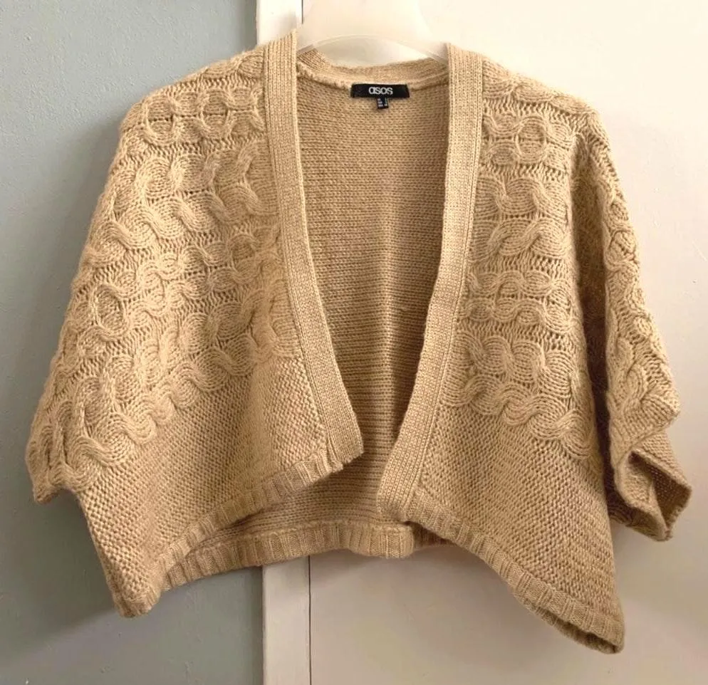 Cable Knit Cape - Image 6
