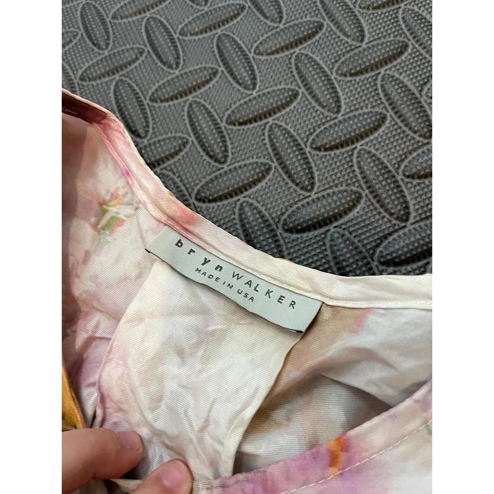 Bryn Walker Blouse Women’s Small Floral‎ Top Bell Sleeve Lagenlook USA Made - Image 3