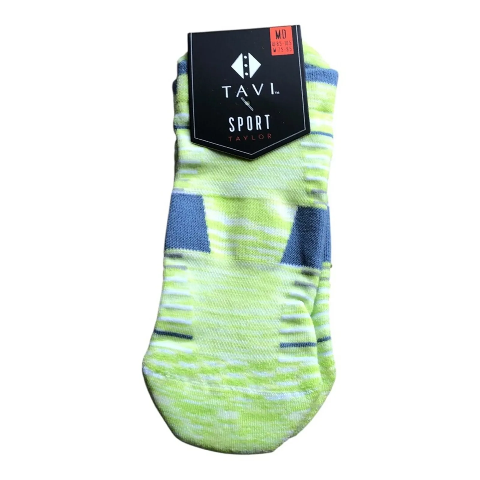 3 Pair Tavi Sport Socks Parker Citrus Taylor Salt Taylor Bright Size Medium NIP Yellow - Image 4