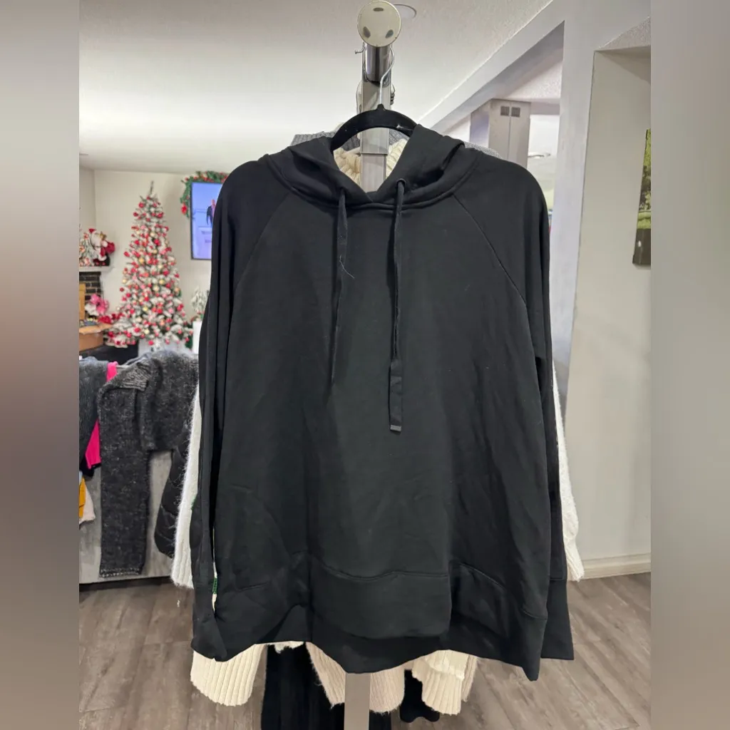 Athletic Works Women's Classic Black Hoodie - Image 3