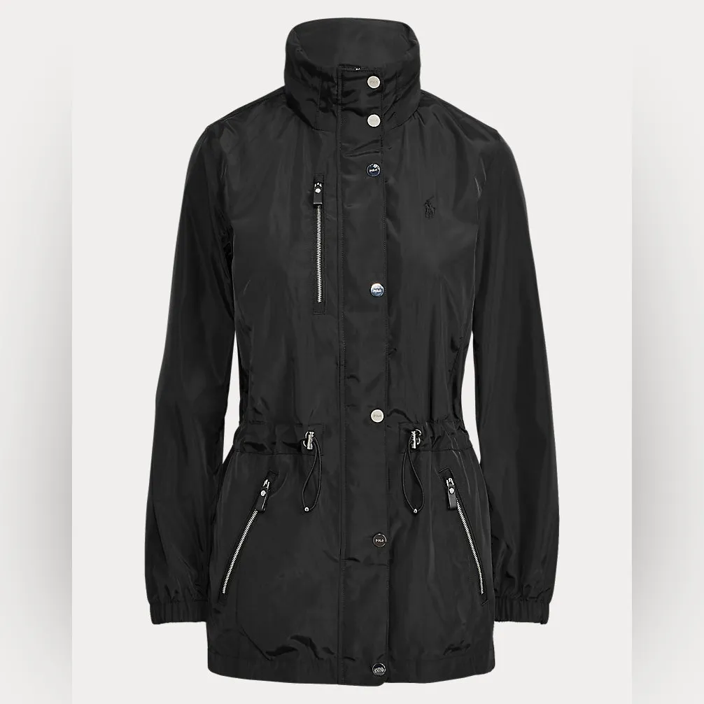 Polo Golf Ralph Lauren Water Repellant Golf Jacket Black Nylon Women’s XS - Image 9