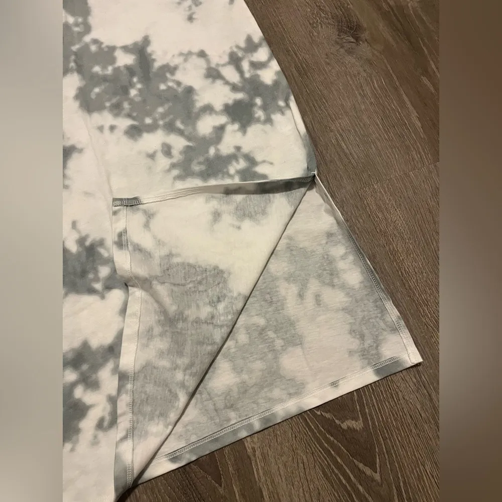 Sonoma Tie Dye T Shirt Midi Dress Womens Petite S PS Gray White NWT - Image 6