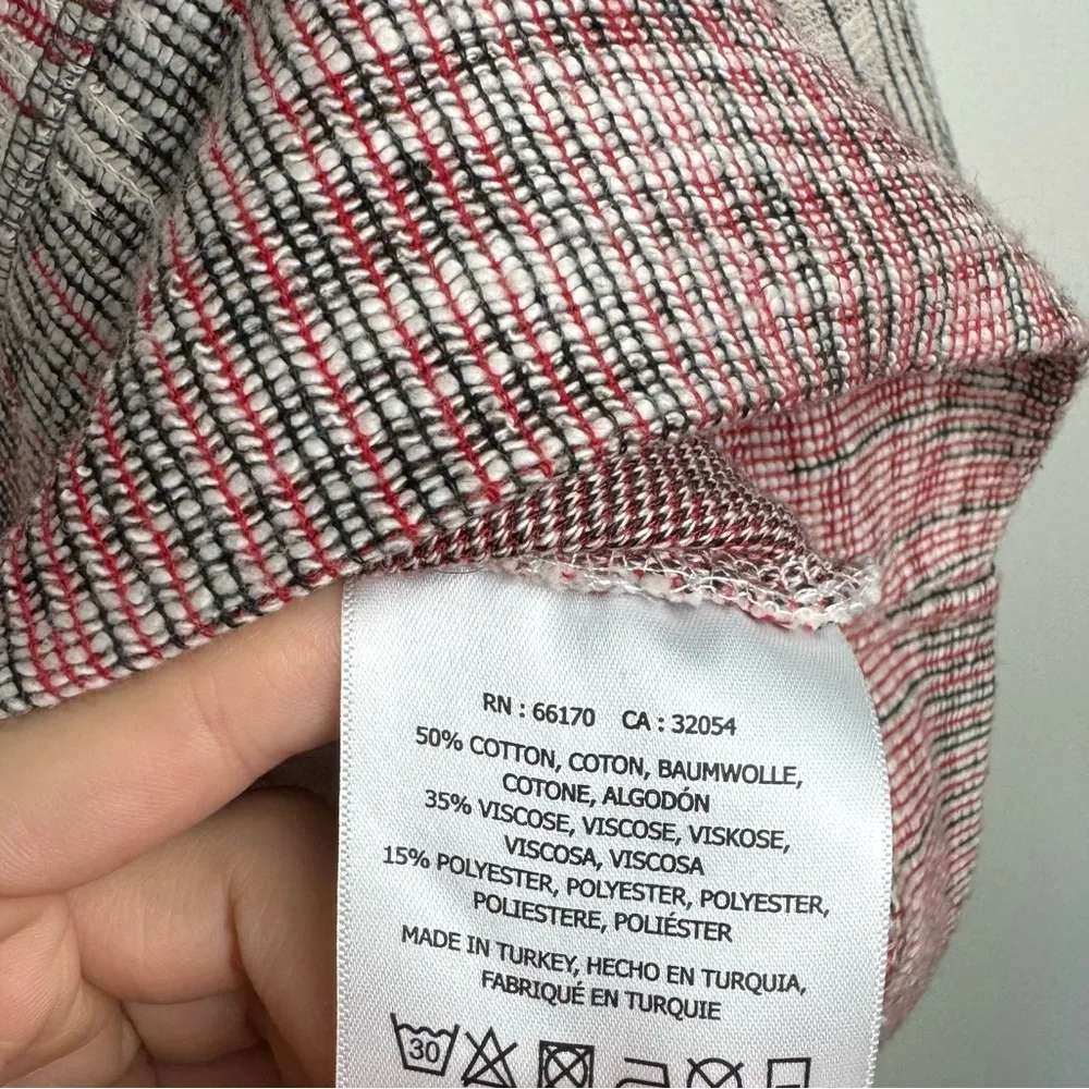 Anthropologie Postmark Etched Sunset Pullover Top Sz XS Pockets Art to Wear - Image 16