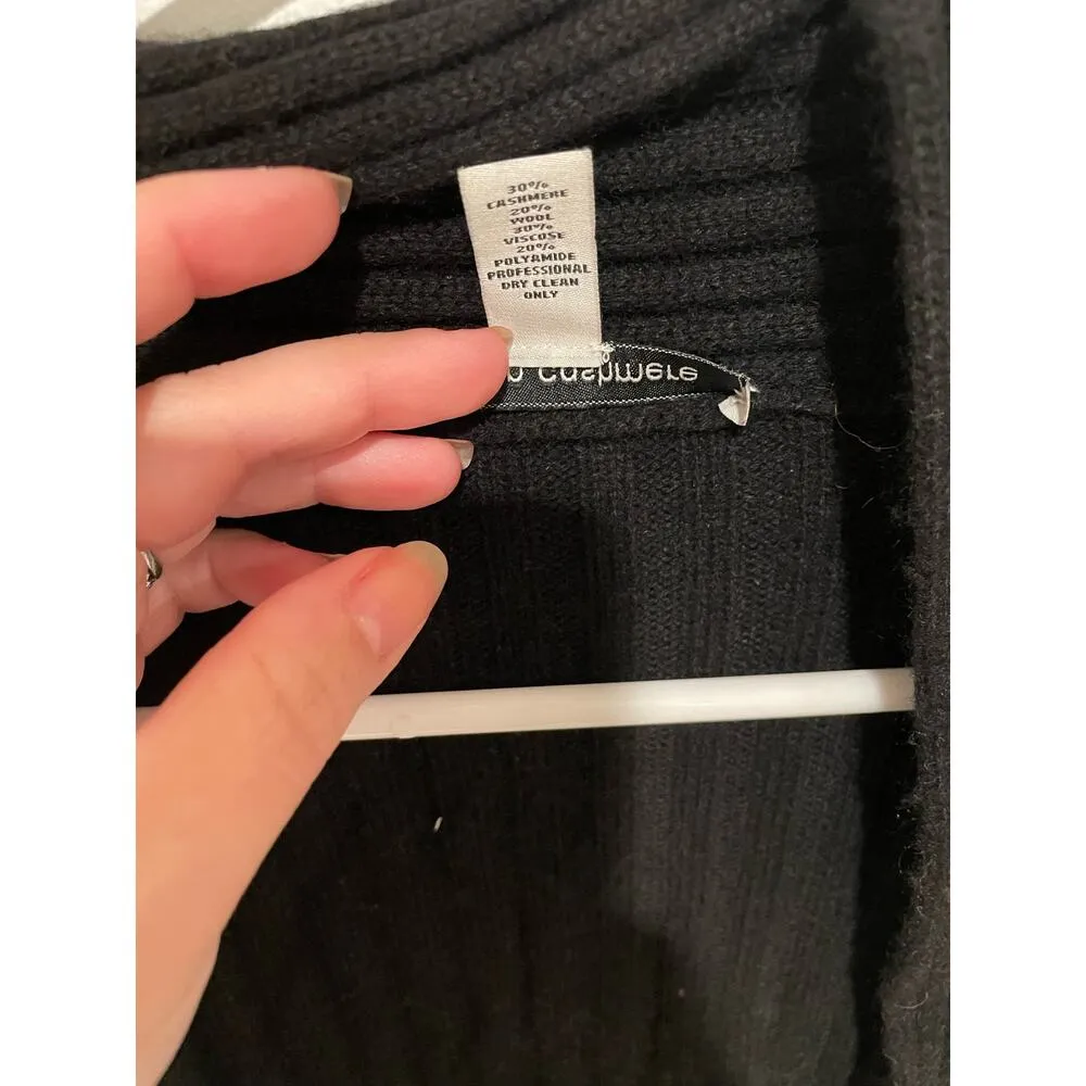 Autumn Cashmere black cardigan size small - Image 6