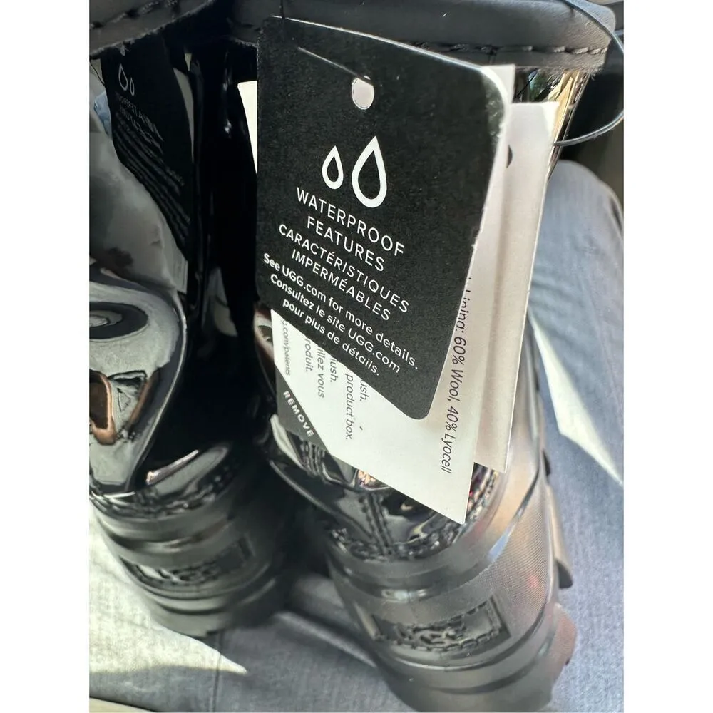 *NEW* WOMEN UGG CLASSIC BRELLAH MINI Black (1144059 BLK), Sz 6.0 - Image 7