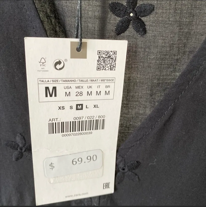 Embroidered Maxi Dress….Sz: M….New - Image 8