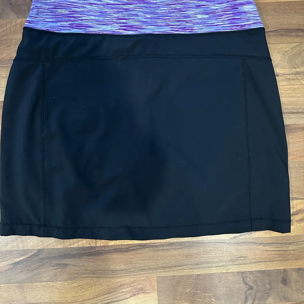 Tuff Athletics Black and Purple Skort - Image 2
