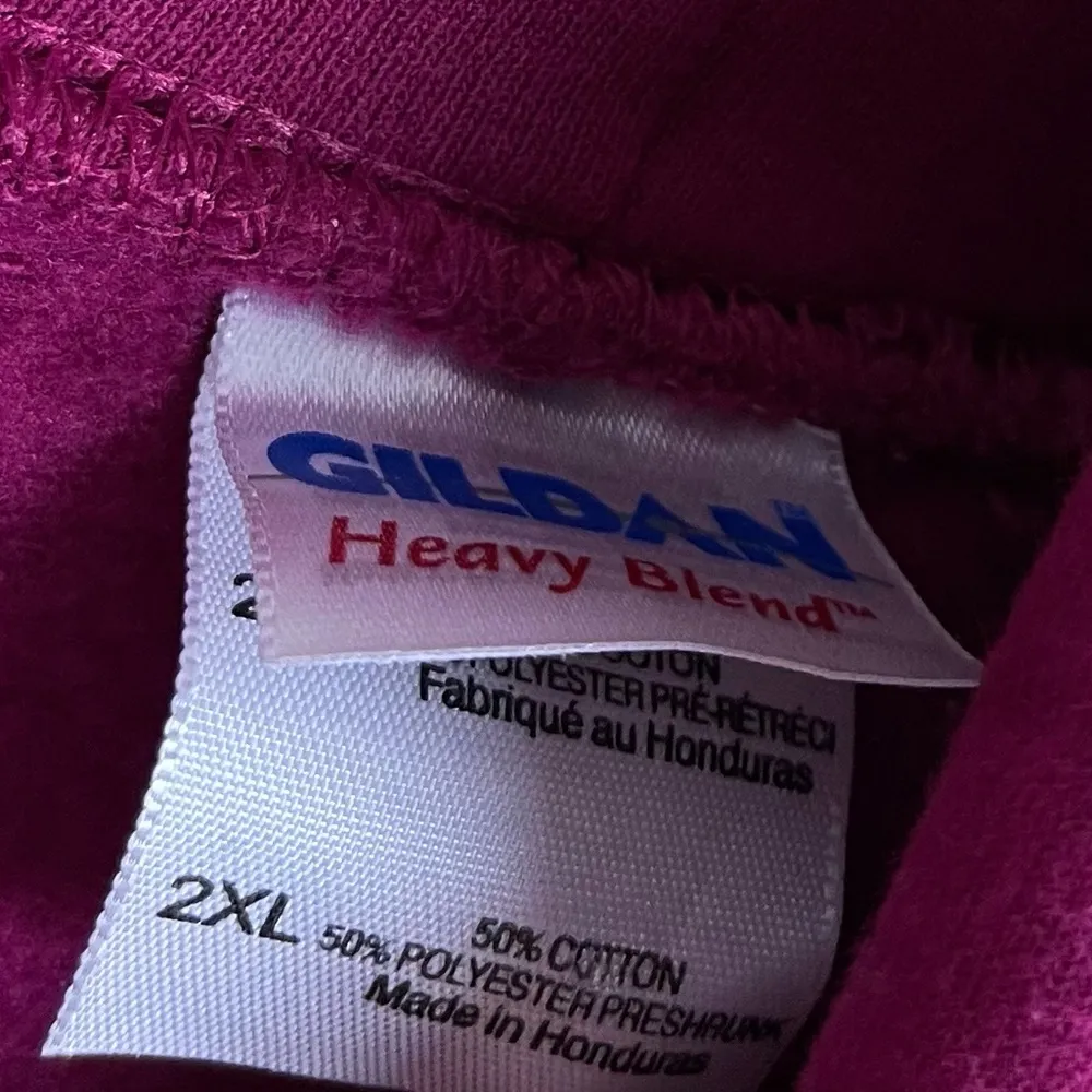 Gildan Heavy Blend 2X Pennsylvania Magenta Graphic Hoodie Sweatshirt Casual - Image 5